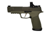 Sig Sauer P365 FUSE with Romeo-RS Compact Optic 9mm Pistol 4.3" Barrel - Iron Valley Exclusive OD Green Finish, SG365XF-9BFOGRNDEBO, 810188107749, 810188104175