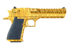 Magnum Research Desert Eagle Titanium Gold Tiger Stripe .44 Magnum 6" Barrel - 8 Rds, DE44TG-TS, 761226085539
