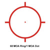 Eotech XPS3-0 Tan Holographic Sight Red 1 MOA Dot/68 MOA Ring - Night Vision Compatible, XPS3-0TAN, 672294600923