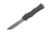 Microtech Halo IV T/E - Hardcoat Anodized Black Handle - Stonewashed Blade, 1151-10MS1, 841768189893