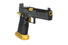 MPA DS9 Hybrid Optic Ready 9mm Pistol 5" Butler Cut Barrel - Black & Gold, DS9-HYBRID-BLK-GLD-USED