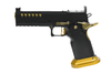 MPA DS9 Hybrid Optic Ready 9mm Pistol 5" Butler Cut Barrel - Black & Gold, DS9-HYBRID-BLK-GLD-USED