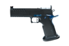 MPA DS9 Hybrid Optic Ready 9mm Pistol 5" Bull Barrel - Black & Blue Accents