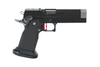MPA DS9 LOC V2 USPSA Limited Optics Comp LOC 9mm Minor Competition Pistol 5" Match Barrel - Slide Stop Thumb Rest - Silver & Red