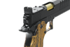 MPA DS9 TC Hybrid 9mm Pistol 4.6" Barrel - Single Port Compensator - Black & Gold Grip