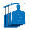 EZ-AIM Silhouette Hanging Target 23"x35" - Blue/White 4 per pack