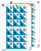 EZ-AIM "Get Your Game On" Assortment Target Pack 12"x18" - 8 per pack