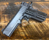 Nighthawk Custom 1911 GRP Commander 10mm Optic Ready Pistol 4.25" Match Barrel - Complete DLC Finish, 0735, 806802760735