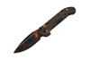 Microtech LUDT Gen III S/E - Black/Orange Topographic Camo - Signature Series, 1135S-1TPBKORCS, 810222581429