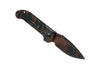 Microtech LUDT Gen III S/E - Black/Orange Topographic Camo - Signature Series, 1135S-1TPBKORCS, 810222581429