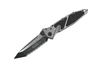Microtech SOCOM Elite T/E Full Serrated - Natural Clear Anodized Handle - Tactical Blade, 161-3NC, 841768199557