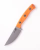 Microtech Akris - Ember G-10 Handle - Stonewash Standard - Black Kydex Sheath, 95-10EM-5, 810222584833