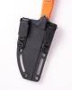 Microtech Akris - Ember G-10 Handle - Stonewash Standard - Black Kydex Sheath, 95-10EM-5, 810222584833