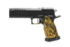MPA DS9 TC Hybrid  9mm Pistol 4.6" Barrel - Single Port Compensator - Black & Gold Grip - Optic Only