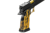 MPA DS9 TC Hybrid  9mm Pistol 4.6" Barrel - Single Port Compensator - Black & Gold Grip - Optic Only
