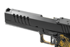 MPA DS9 TC Hybrid  9mm Pistol 4.6" Barrel - Single Port Compensator - Black & Gold Grip - Optic Only