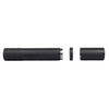 HUXWRX FLOW 9 M - 9mm Titanium Suppressor - Black, 3870, 810176430699