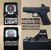 GLOCK 43X / 48 MOS V4 MIL/LEO to Holosun 407k / 507k