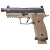 Sig Sauer - P320 AXG Combat Custom Works 9MM 4.6" Threaded Barrel 21 Rd - FDE Frame