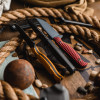 850049642101, Toor Knives - MUTINY - Rum Red(TK-MUTINY-RR), fixed blade, sof knife, toor knives fixed blade, toor knife, Skallywag Tactical, Limited Edition collaboration blade, Limited Edition collaboration blade between Toor Knives and Skallywag Tactical