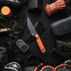 Toor Knives Field 3.0 Fixed Backcountry Blaze Orange G10 Handle Gray Blade
