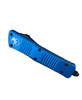 Microtech - Combat Troodon S/E Black Serrated Blade - Blue Handle (143-2BL)