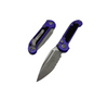 Microtech Knives LUDT Gen III Apocalyptic Partial Serrated Drop Point w/ Purple Handle (1135-11APPU)