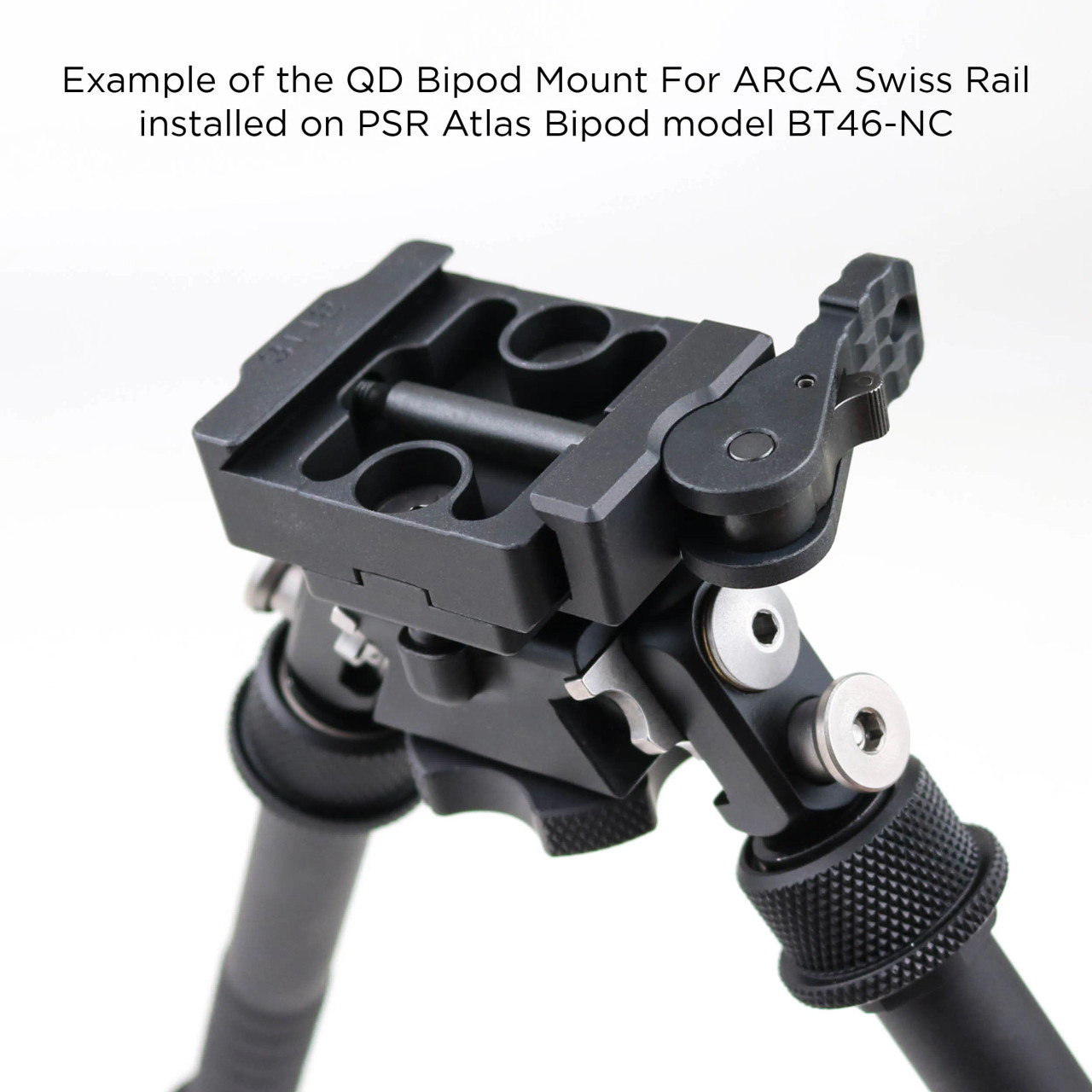 ADM QD Bipod Mount For Arca Swiss Rail