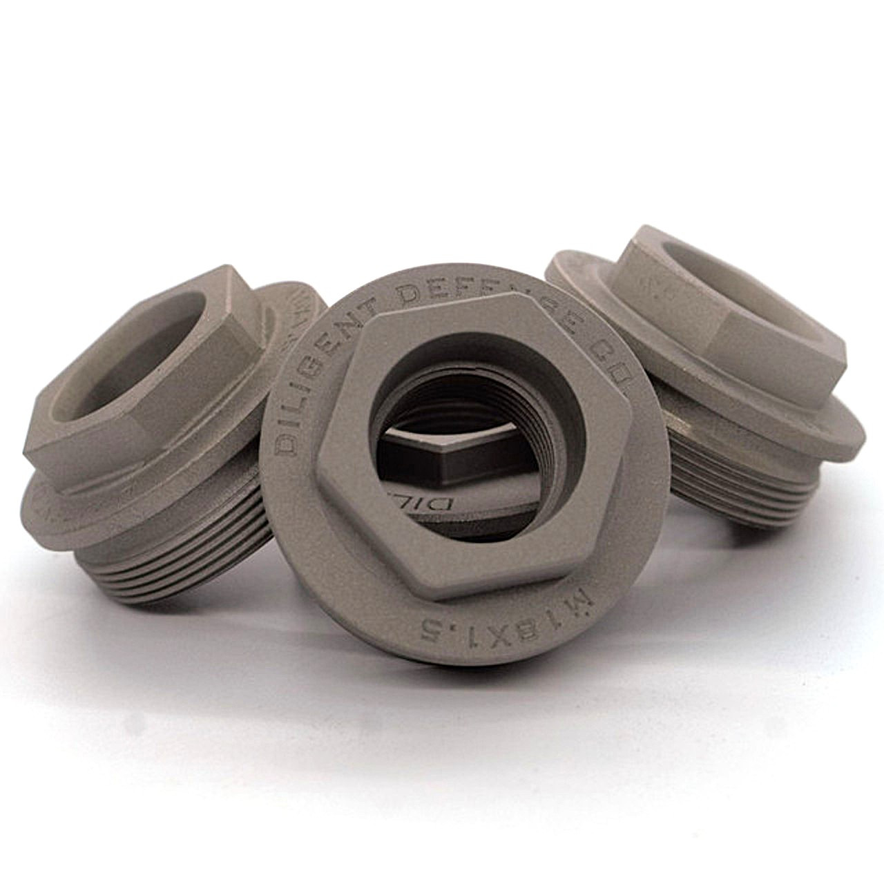 Threaded Base Adapter Diligent Defence Co. Titanium Direct Thread Adapters - HUB Series