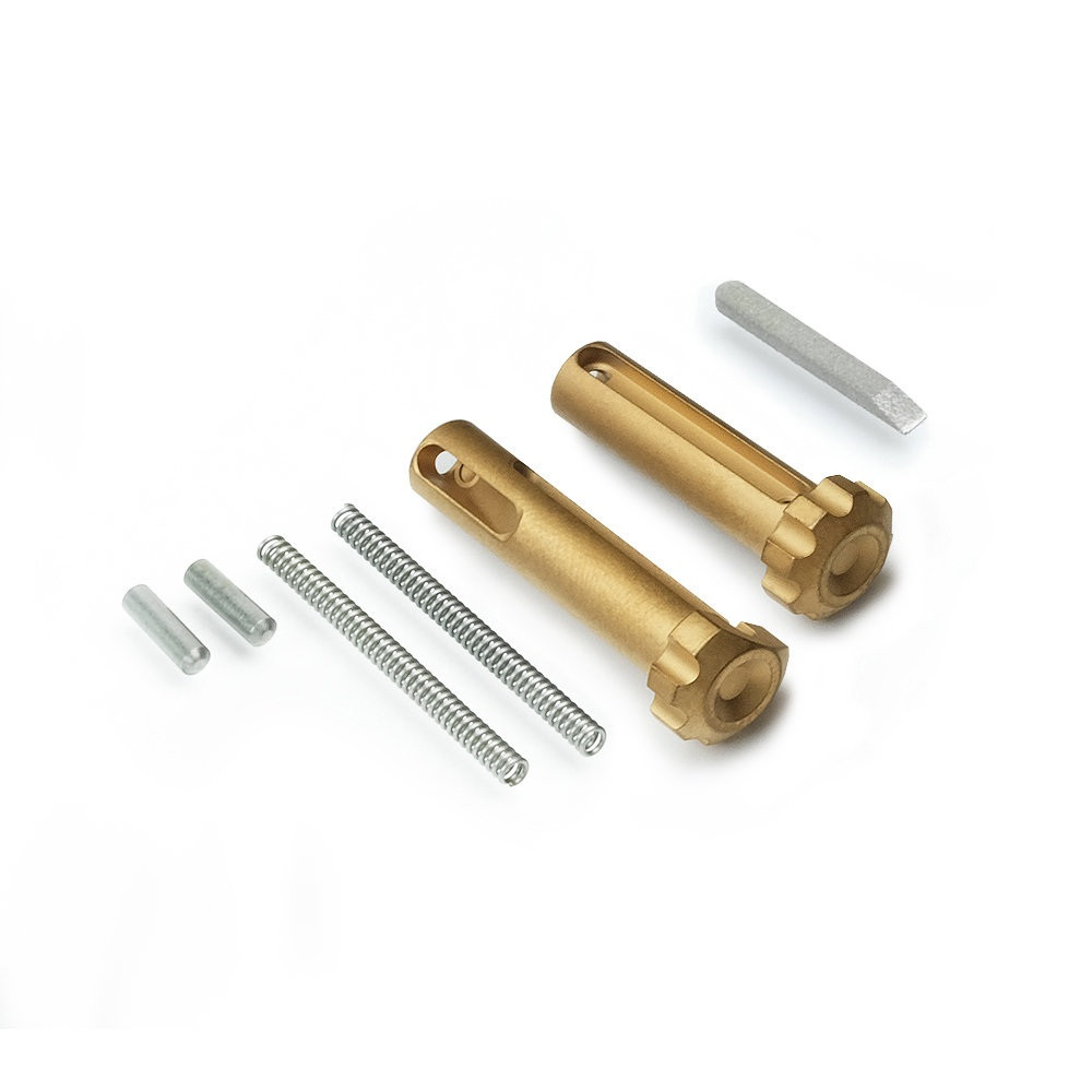 LanTac Ultimate Takedown AR15 Pin Set - Titanium Nitride Finish - Gold