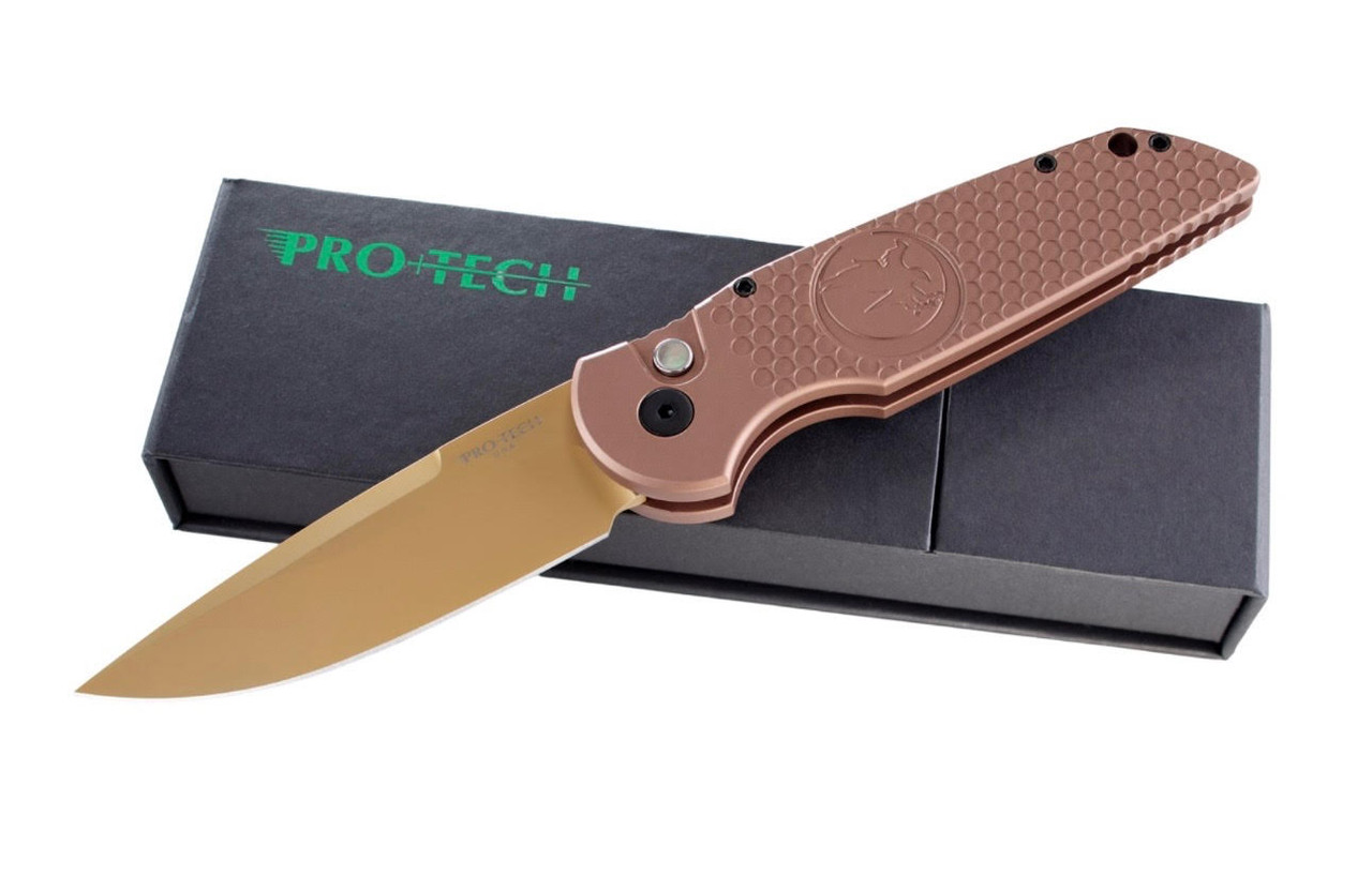 Nighthawk Custom ProTech TR-3 Knife - Sand Hawk Edition