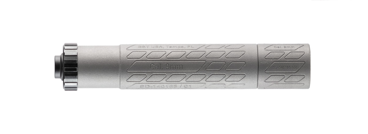 B&T Impuls OLS Modular Print-X 9mm Titanium Suppressor