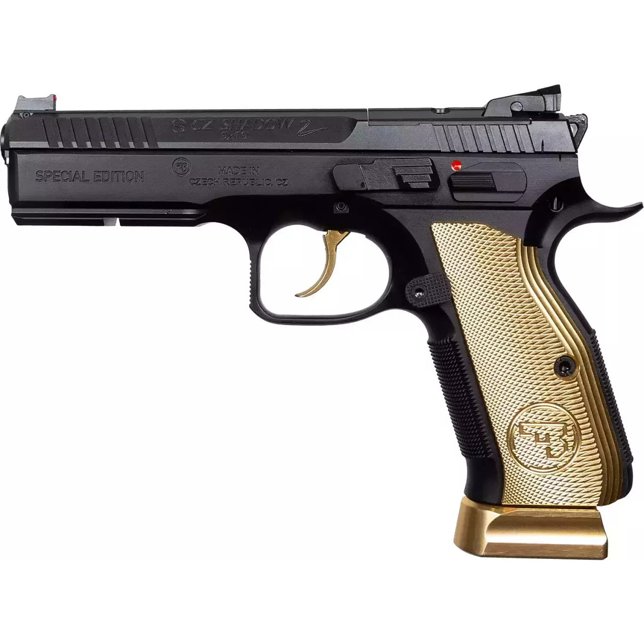 CZ 75 Shadow 2 Gold Digger Optic Ready 9mm Pistol - TALO Exclusive