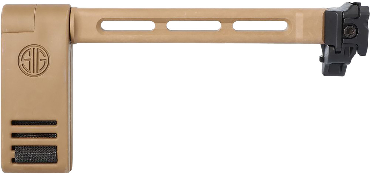 Sig Sauer PCB Folding Pistol Brace - Fits MCX/MPX - Coyote