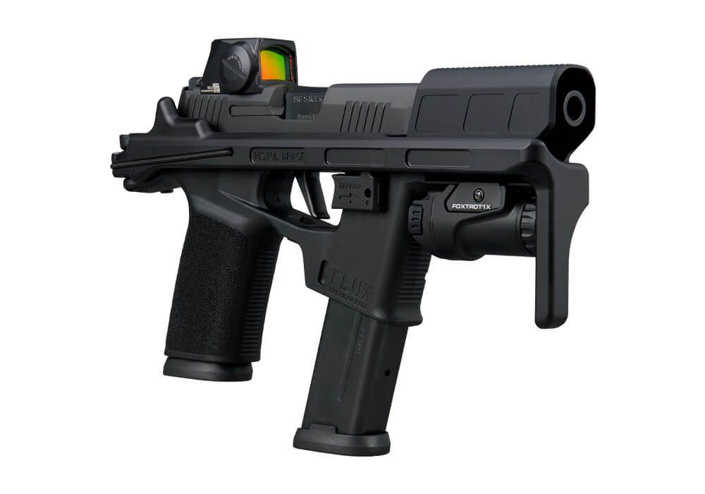 Sig Sauer P365 FLUX TACKIT 9mm Pistol Brace Chassis with Romeo-X