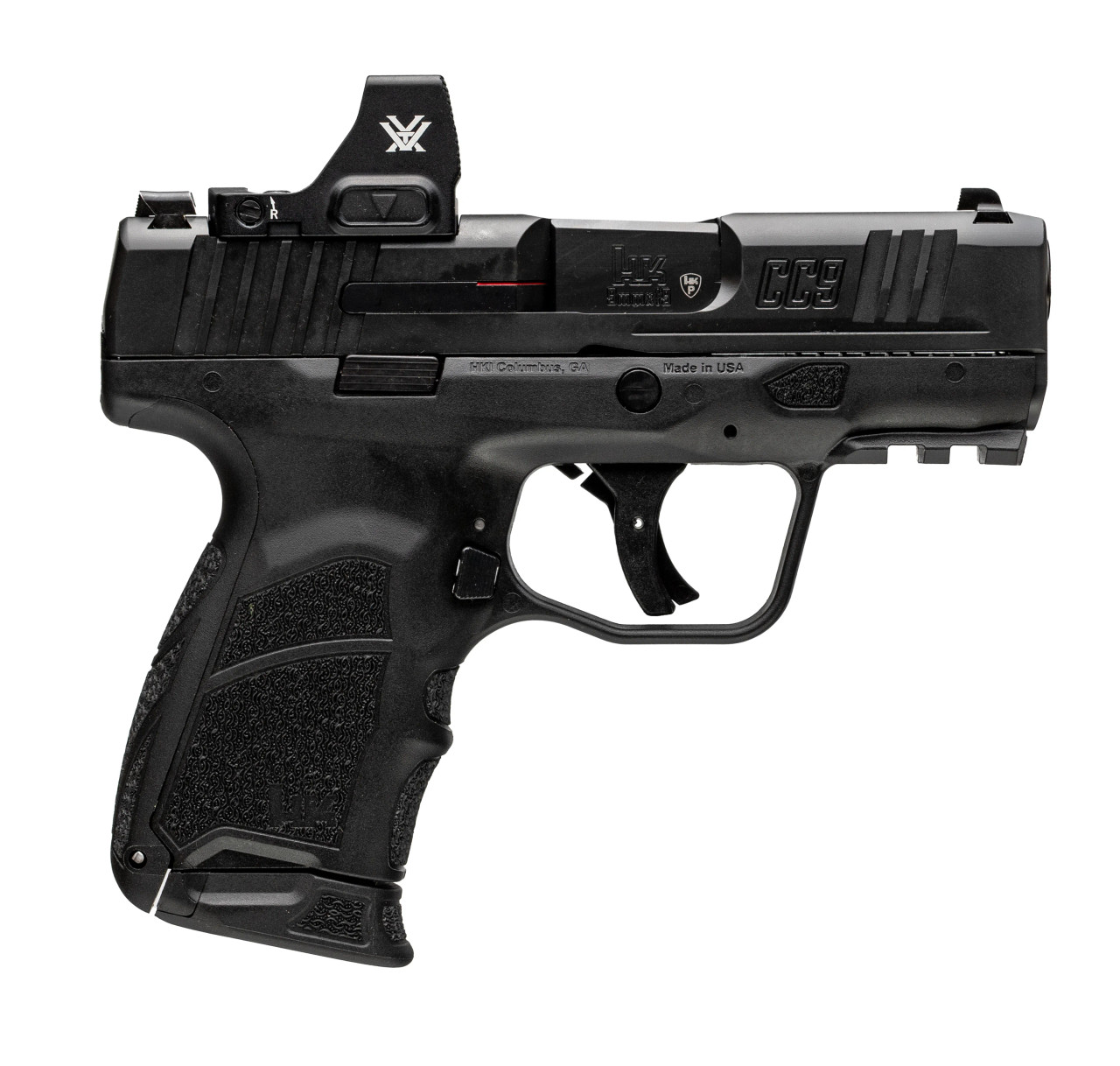 HK CC9 Sub-Compact 9mm Pistol with Vortex Defender CCW Bundle
