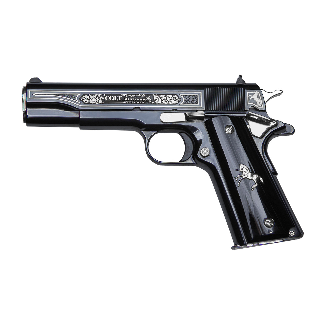 Colt 1911 Oscuro y Plata Series .38 Super Pistol 5