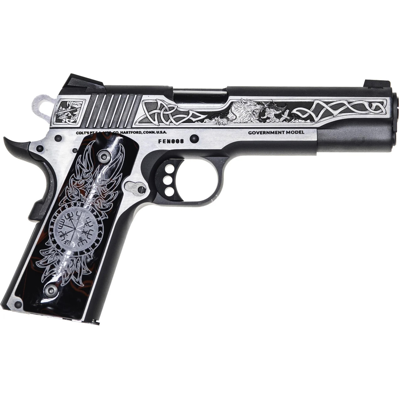 Colt 1911 Delta Elite Fenrir Engraved Series 10mm Pistol 5