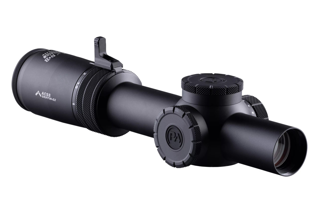 P. FSQ VP#2 × P. Griffin Mix spore【24】 Primary Arms Compact PLxC 1-8×24 FFP RDB Rifle Scope – ACSS