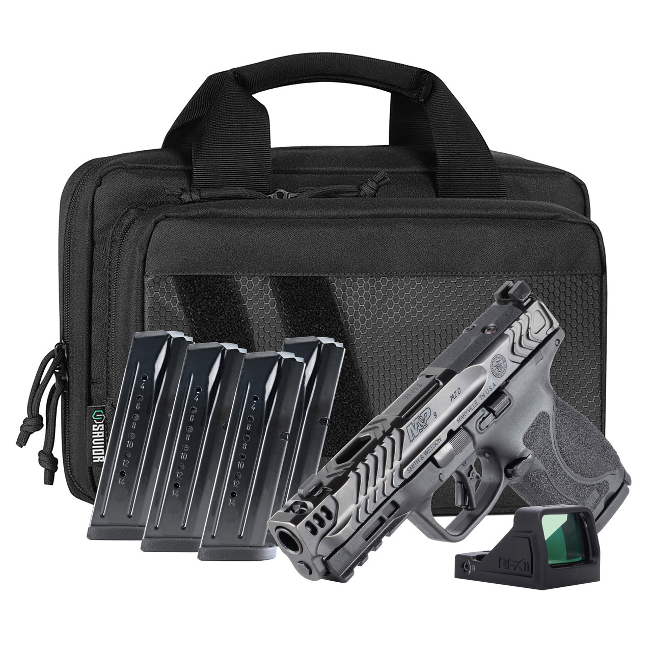 Smith & Wesson PC M&P Compact Carry Comp with Viridian RFX11 Optic