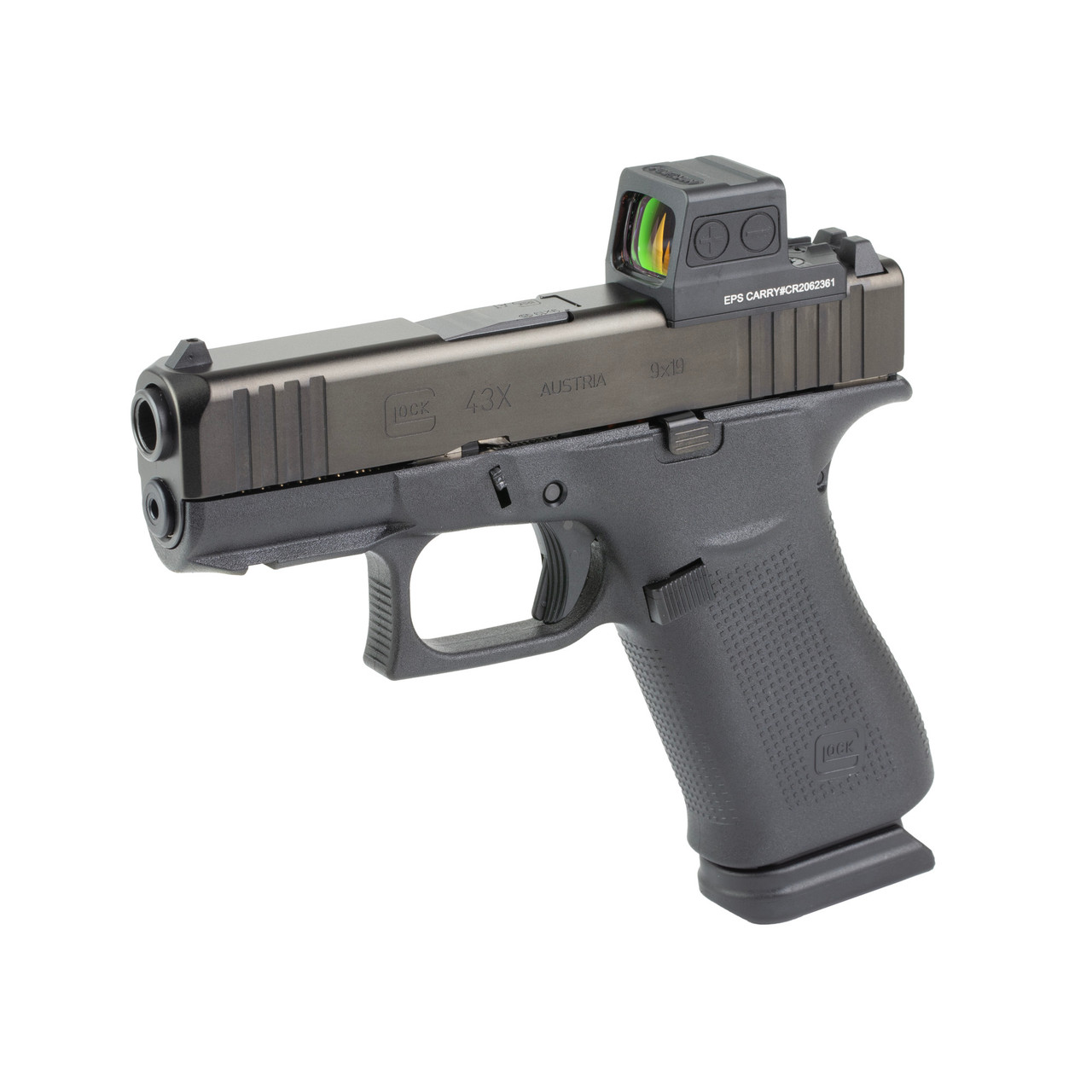 Glock 43x MOS Sub-Compact 9mm Pistol 3.41