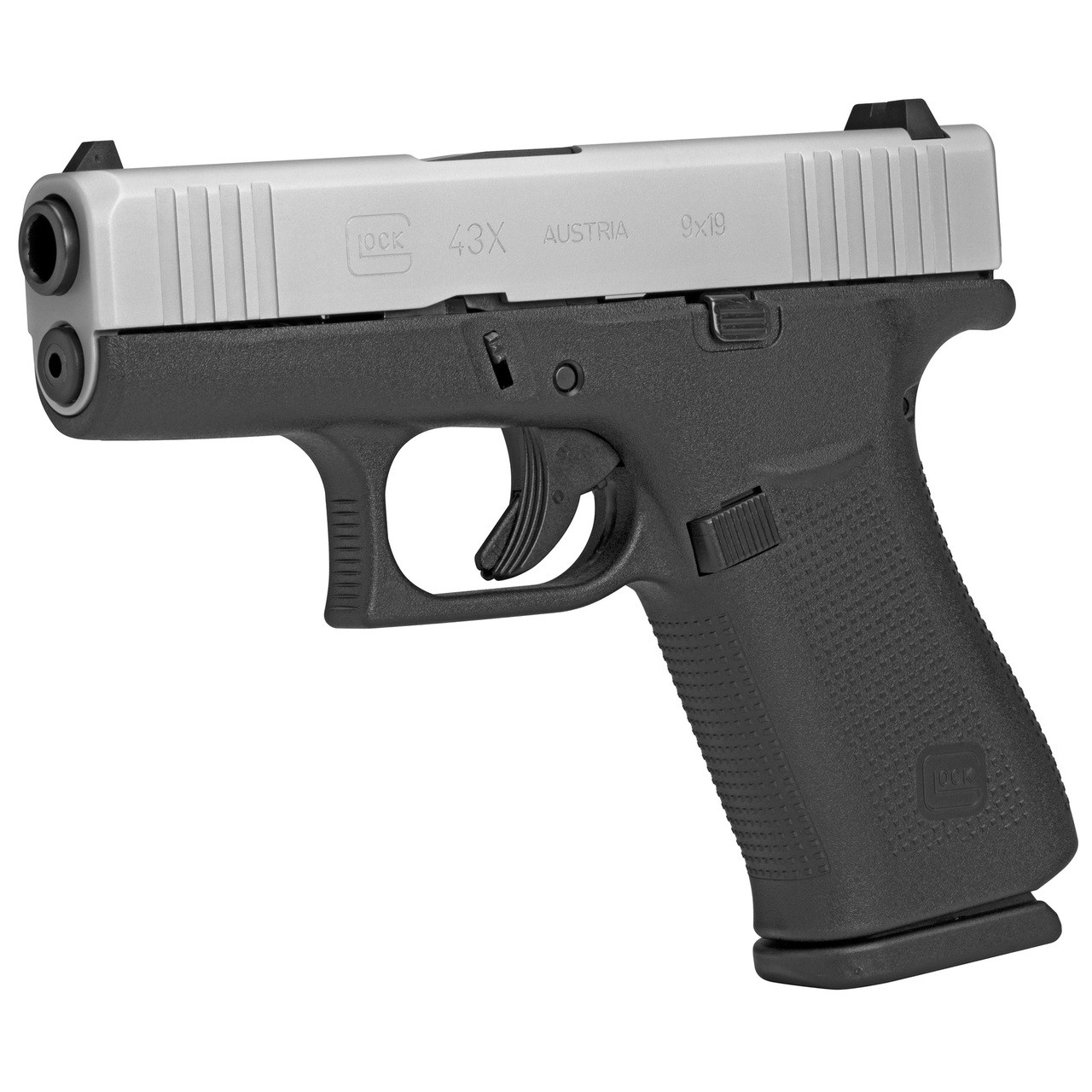 Glock 43X 9mm 10rd Silver (PX435SL201)