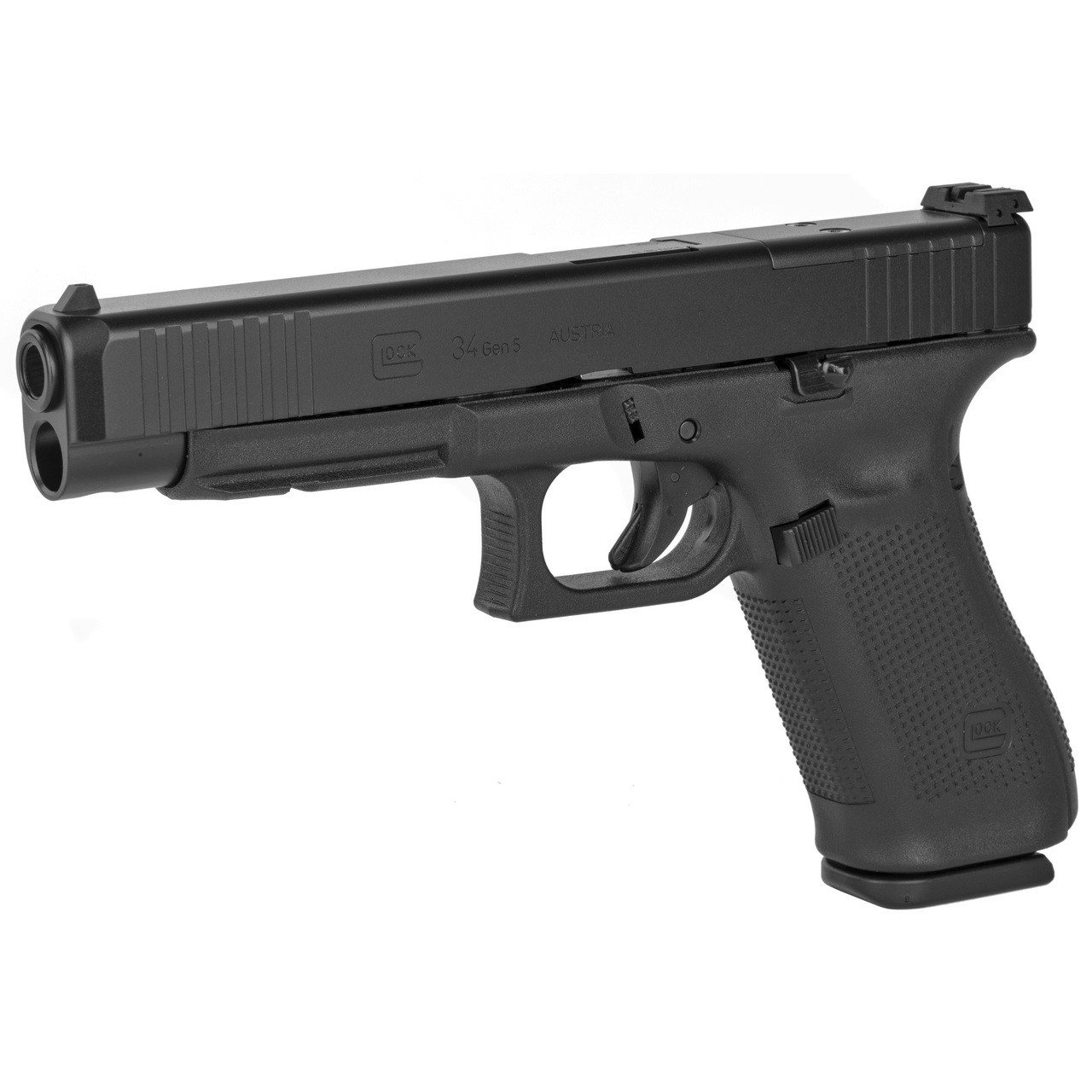 GLOCK 34 Gen5 MOS 9mm | nDLC Finish and Front Serrations | 17 Rd
