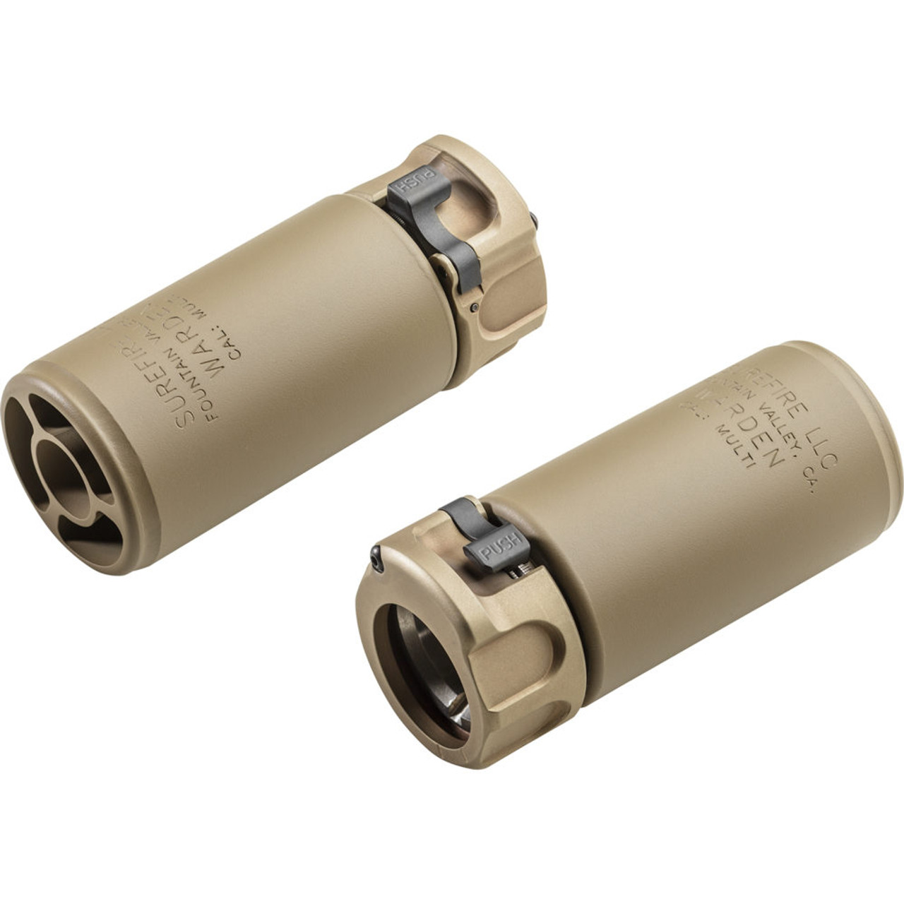 ureFire Warden FDE Muzzle Device | Blast Regulator for 5.56 & 7.62