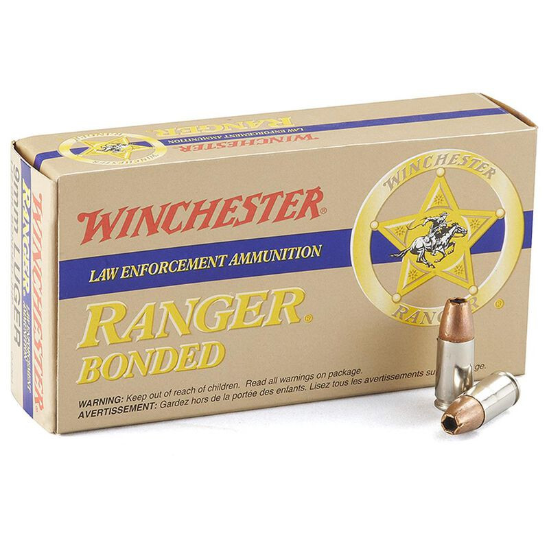 Winchester Ranger - 9mm 147 gr Bonded JHP - 50 rounds