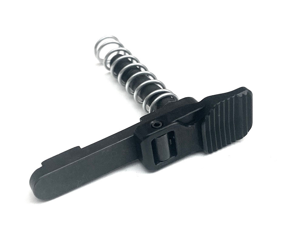 Forward Controls Design EMR-A Enhanced Magazine Release - Ambi - Standard,  Serrated