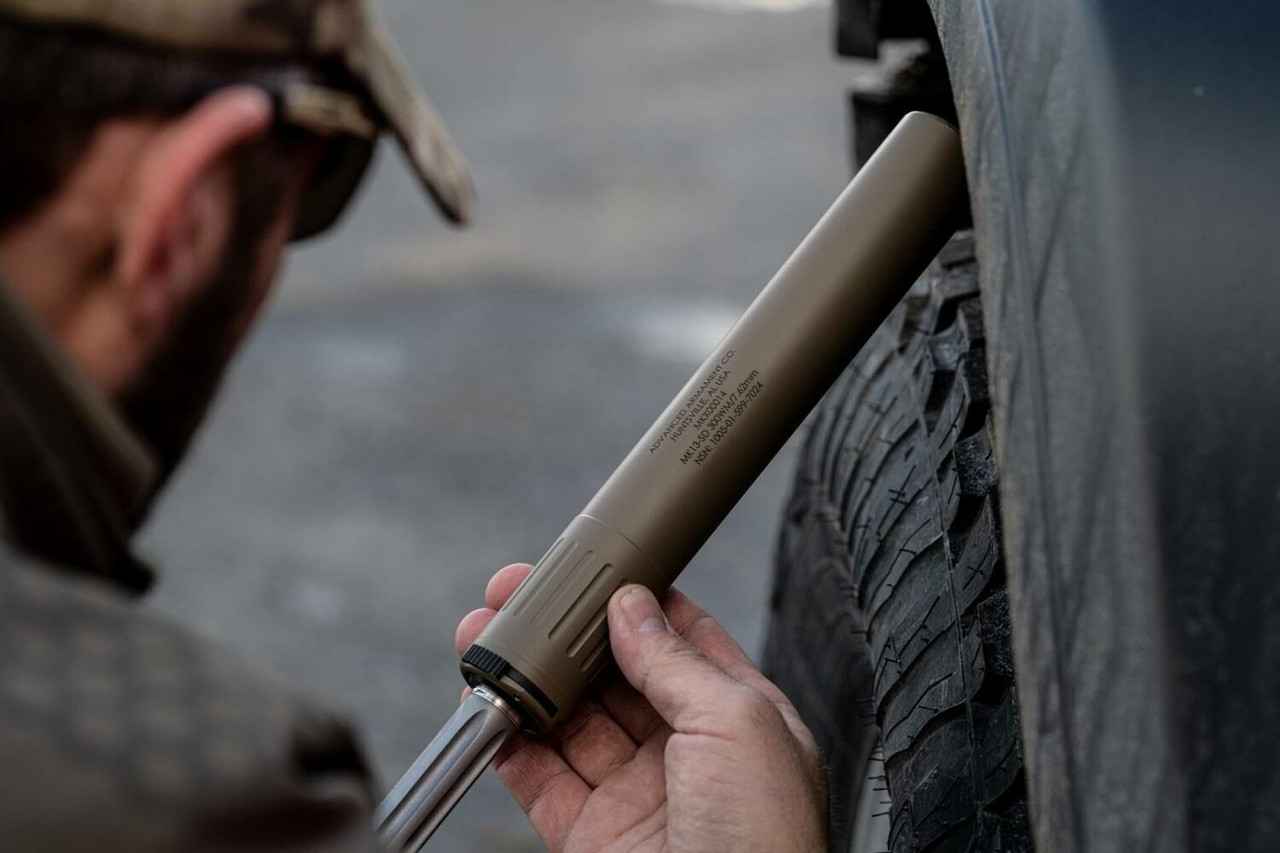 AAC MK13-SD 7.62/300 WIN Mag Black Suppressor