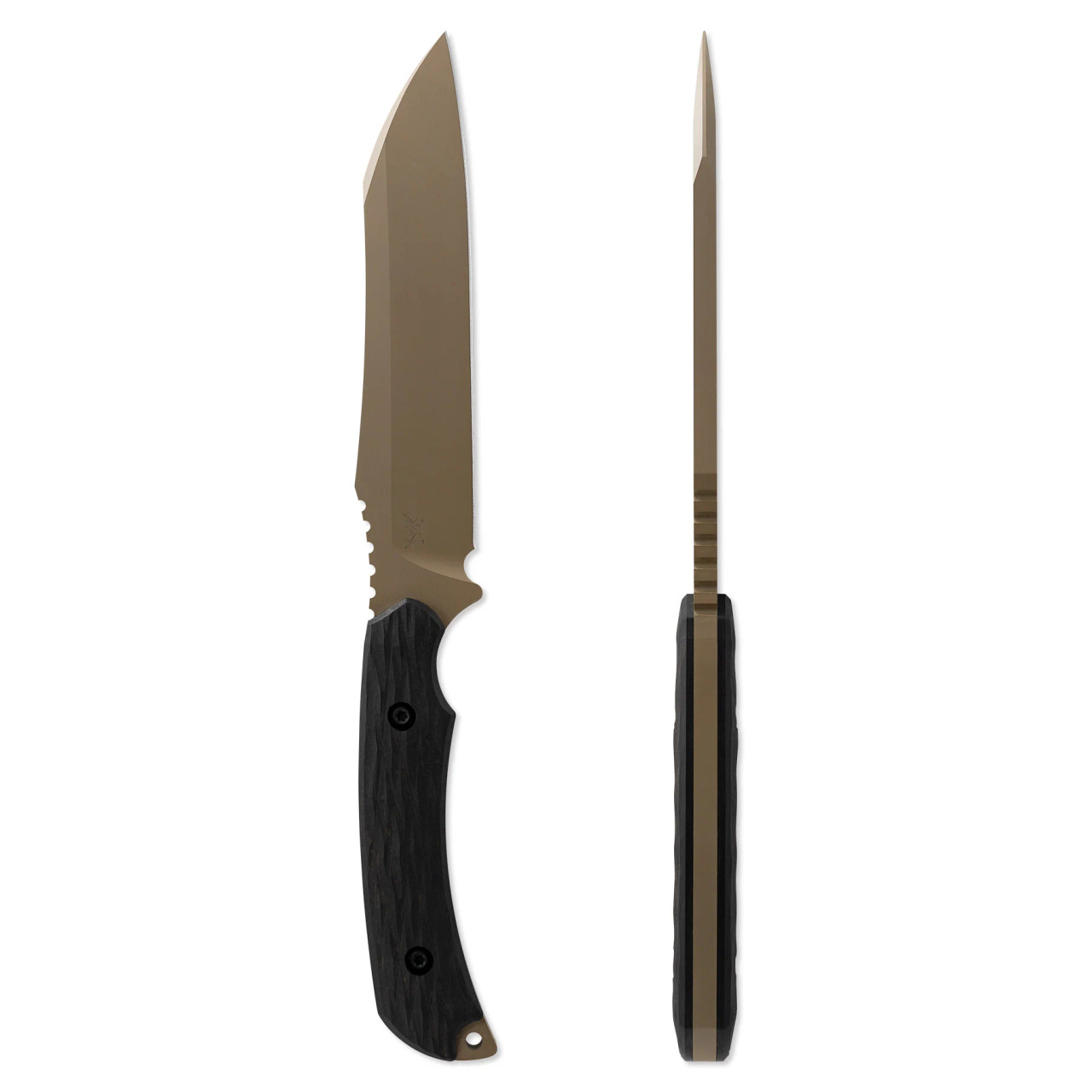 Toor Knives - Fathom - G10 Grips - Barrel Brown