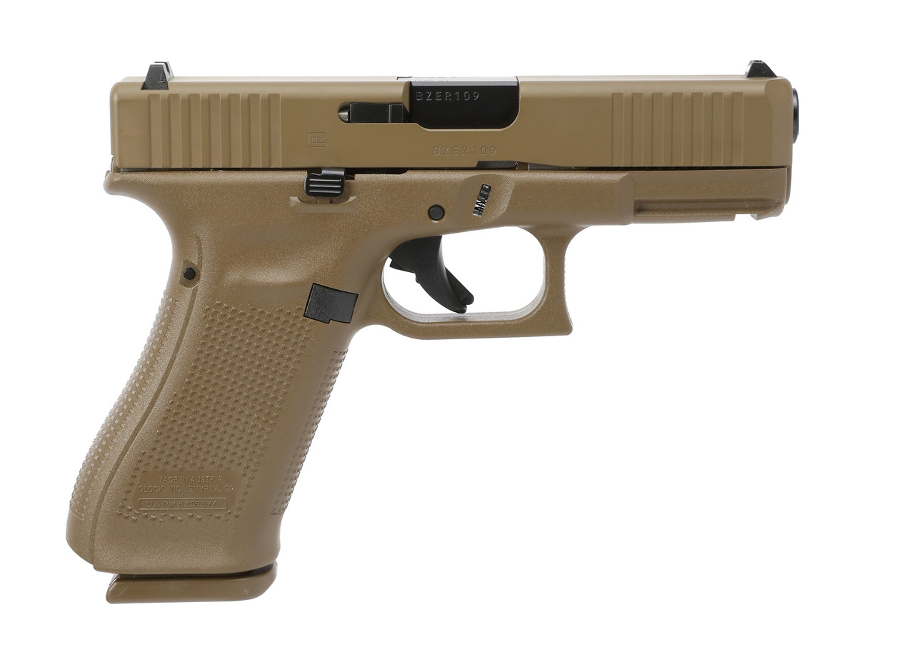 Glock G45 Gen 5 9mm Pistol FDE Frame and slide