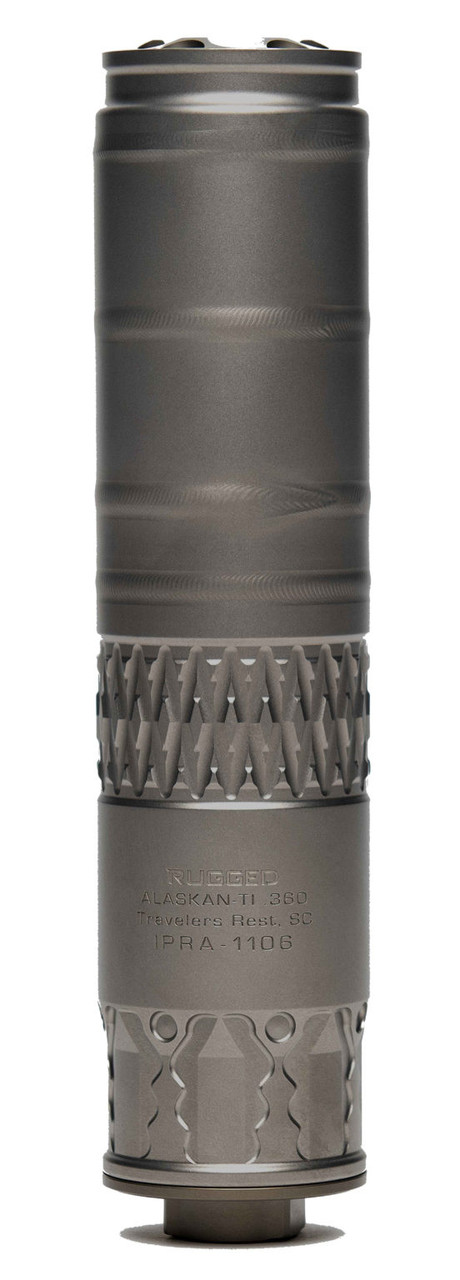 Rugged Suppressor - Alaskan360Ti™ - 9mm - .338 Lapua